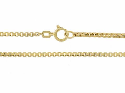 Veneziakette 585 Gold - 71 cm - 1,9 x 1,9 mm - Federring