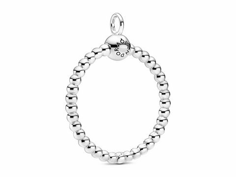 Pandora Purely - Kettenanhänger - Pandora Momente Perlen O Anhänger Medium - Silber - 399106C00