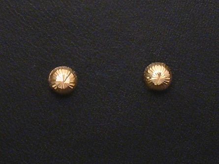 Ohrringe - 5,1 mm - Gold Ohrstecker