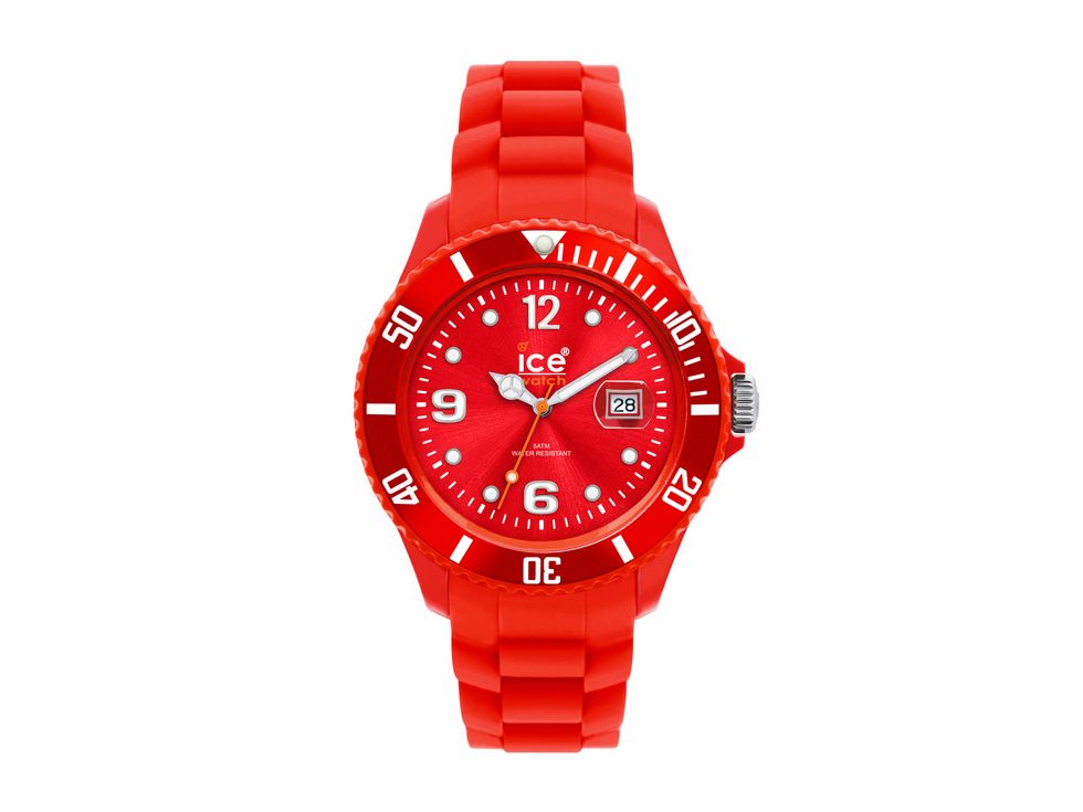 Ice-Watch ICE forever - Red - Small Uhr mit rotem Ziffernblatt, Silikonband und schlagfestem Gehäuse, ideal für sportliche Aktivitäten und den Alltag, Hersteller Ice watch.