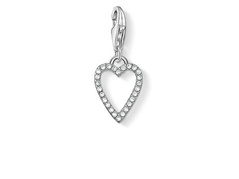 Thomas Sabo 1761-051-14 - Charm-Anhänger - weiß Herz