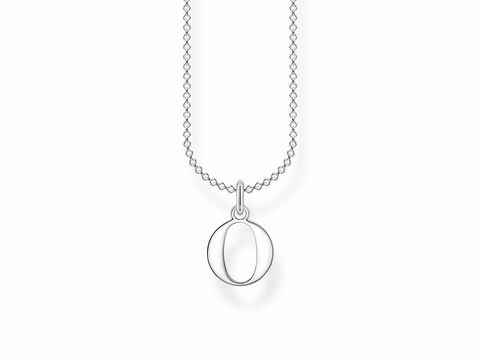 Thomas Sabo Charming Collection - KE2024-001-21-L45v - Buchstabe O - Kette mit Anhänger - 38-40-42-45 cm - Silber