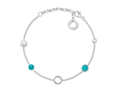 Thomas Sabo X0271-646-7-L19v - Armband - ca. 15-19 cm - mehrfarbig