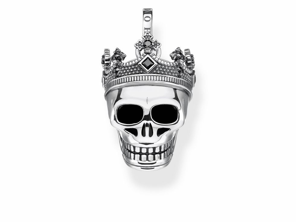 Thomas Sabo - Anhänger - PE871-643-11 - Totenkopf - Sterling Silber - Zirkonia - schwarz