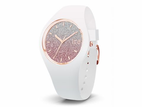 Ice-Watch - ICE lo - White pink - Medium - 013431 - weiß rosa