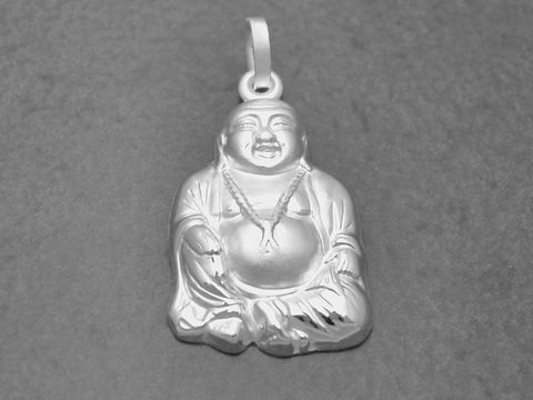 Buddha - Glücksbringer - Sterling Silber Anhänger