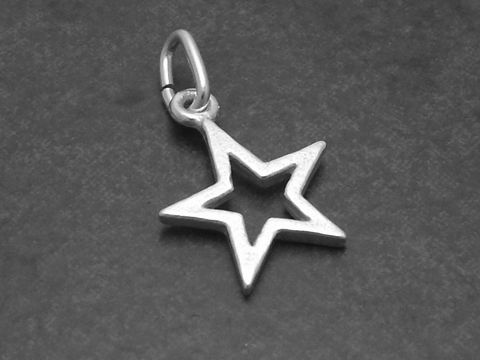 Silber Anhänger - Stern - Star - Kinderschmuck