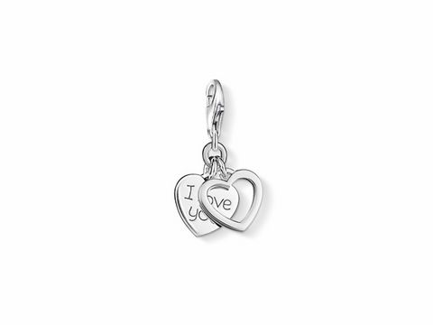 Thomas Sabo - I LOVE YOU - charms Anhänger - 0852-001-12 - Silber