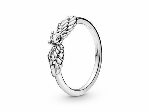 Pandora 198500C01-54 - Angel - Engelsflügel Sterling Silber Ring + Zirkonia - Gr. 54