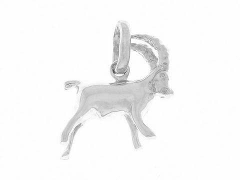 Steinbock - Sternzeichen - 925 Sterling Silber poliert