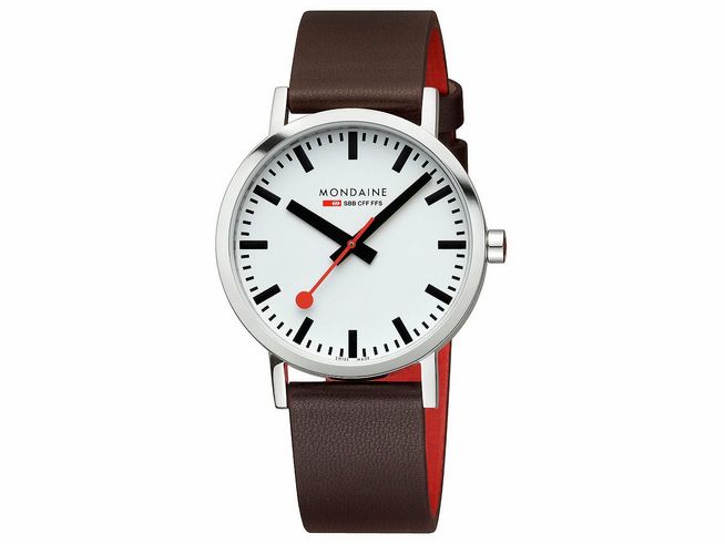 Mondaine Uhr Classic - A660.30360.11SBGV - 40 mm - Ziffernblatt Weiss