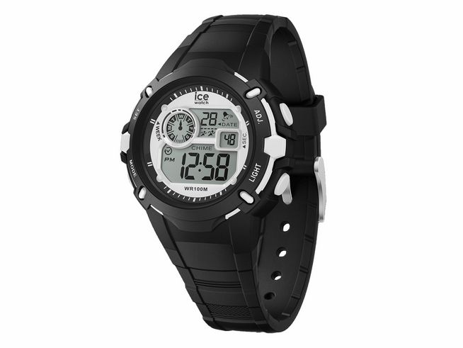 Ice Watch Uhr 023265 - ICE digit explorer Schwarz Weiß - Schwarz Weiß - Small