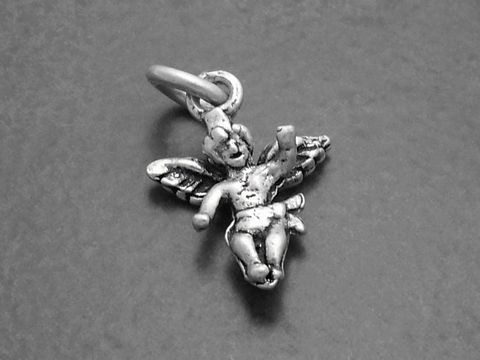 Engel -klein-süß- 925 Sterling Silber Anhänger -angel-