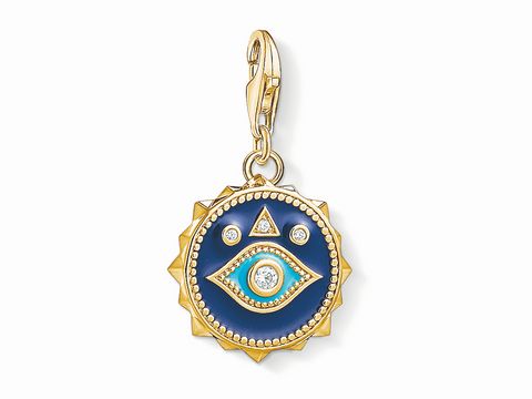 Thomas Sabo - 1663-565-32 - Charm-Anhänger Nazars Auge vergoldet