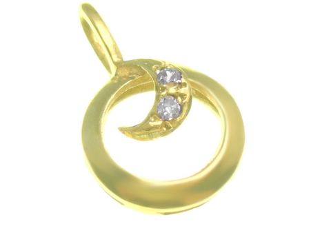 Design - Diamant Gold Anhänger - Gelbgold -