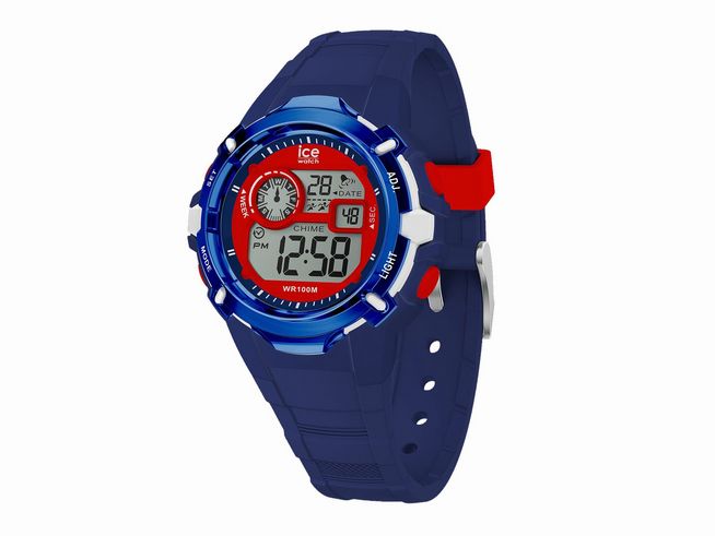 Ice Watch Uhr 023264 - ICE digit explorer Blau Rot - Blau Rot - Small