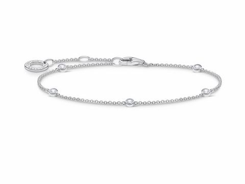 Thomas Sabo Charming Collection - A1999-051-14-L19v - Armband - 16-17,5-19 cm - Silber - Zirkonia - Klar