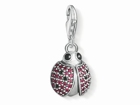 Thomas Sabo - 1517-390-10 - Charm-Anhänger - Marienkäfer - rot