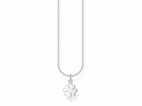 Thomas Sabo Charming Collection - KE2037-001-21-L38v - Kleeblatt - Kette mit Anhänger - 36-38 cm - Silber