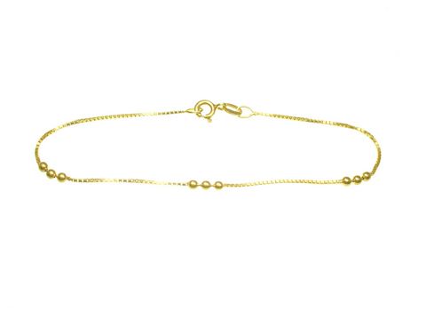 Venezia Armband mit Kugeln Gold 333 - 18 cm 1 x 1 mm