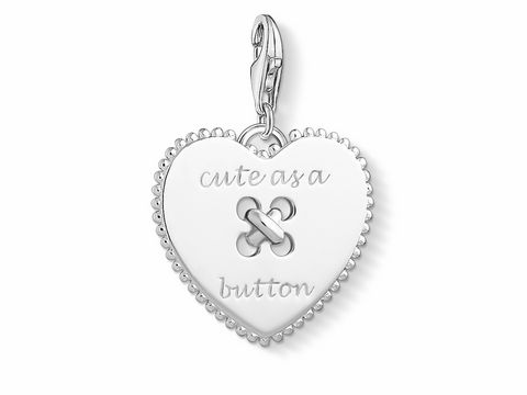 Thomas Sabo - 1485-001-21 - Charm-Anhänger -Herz-Coin- Silber