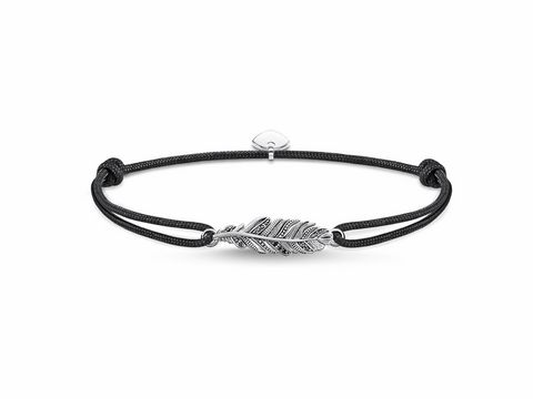 Thomas Sabo LS063-889-11-L22v Little Secrets Armband Feder schwarz