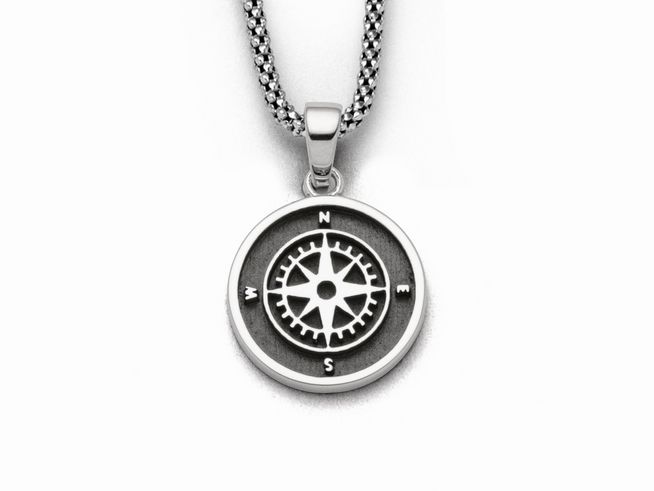 DUR Anhänger Kompassrose 2.0 - P4052 - Sterling Silber -