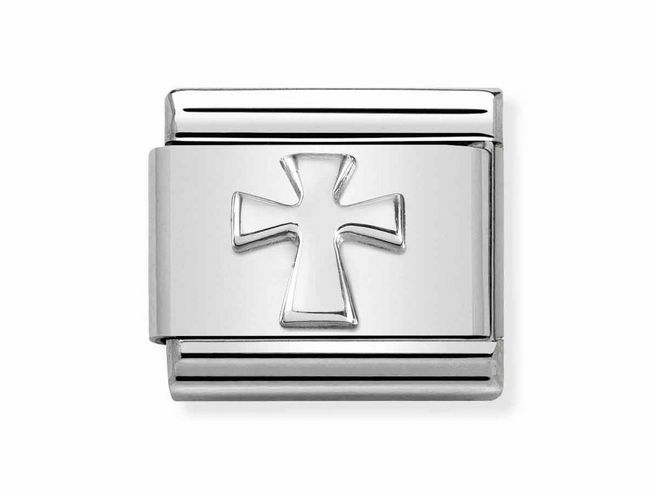 Nomination 330106 02 - Steling Silber Classic - Kreuz - Edelstahl