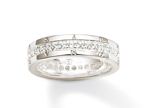 Thomas Sabo Ring - TR1701-051-14-52 - Silber + Zirkonia - Gr. 52