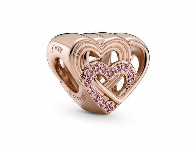 Pandora Rosé People Herz 789529C01 Rosé charm - Zirkonia