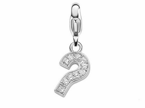 Fragezeichen Ti Sento Silber charms - ? 8380ZI