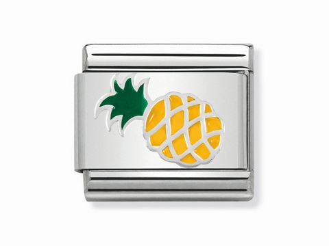 Nomination - 330202 45 - Classic - Ananas - Symbole - Silber