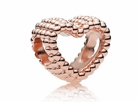 PANDORA 787516 - Perlenherz ROSÉ Charm