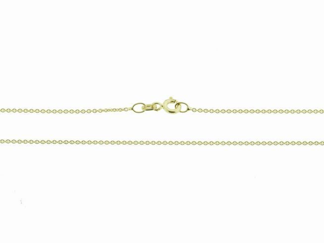 Gold Ankerkette 38 cm kurz Drahtstärke 30 1,2 mm von Juwelier Harnisch Gold 333, filigranes Design mit praktischem Karabinerverschluss, ideal für tägliches Tragen oder elegante Anlässe.