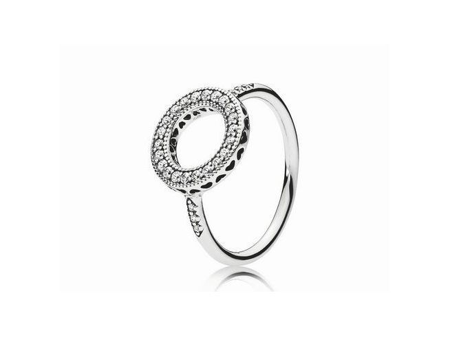 Pandora 191039CZ-48 - Funkelnder Strahlenkranz Ring - Sterling Silber - Zirkonia - Gr. 48