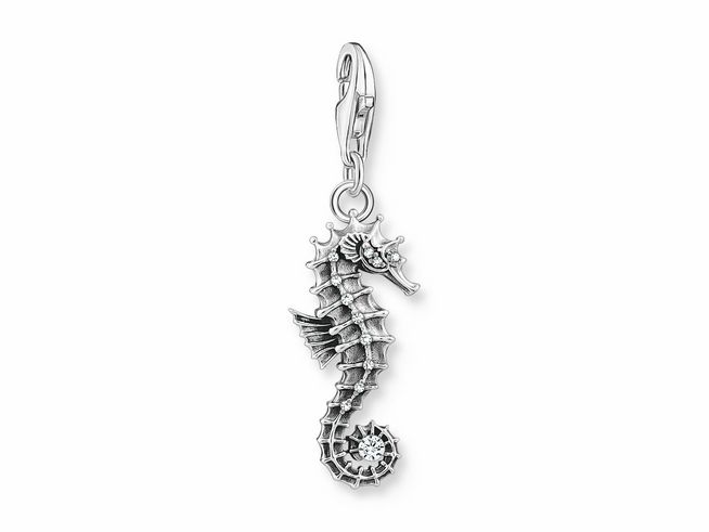 Thomas Sabo charm 1886-643-14 Seepferdchen - Sterling Silber geschw. - Zirkonia