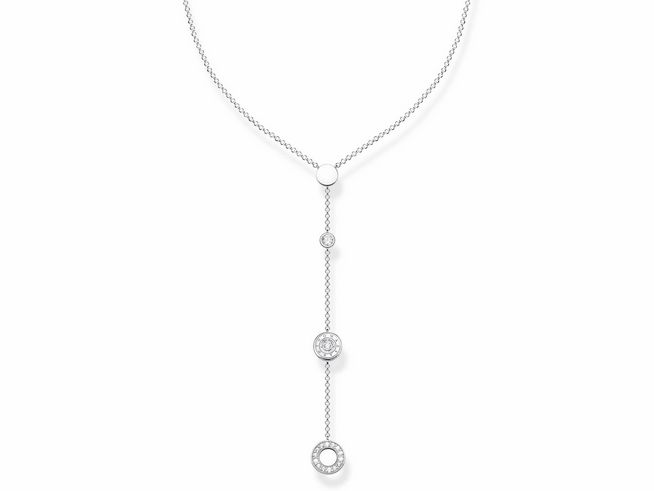 Thomas Sabo KE1879-051-14-L45v Kette - Silber + Zirkonia - weiß - 40 - 45 cm