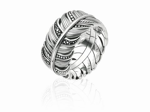 Thomas Sabo - TR2159-643-11-52 - Ring - Silber geschwärzt - Gr. 52