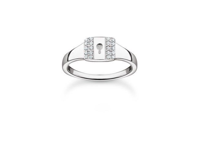 Thomas Sabo Ring - TR2372-051-14-50 - Sterling Silber - Zirkonia - weiß - Gr. 50