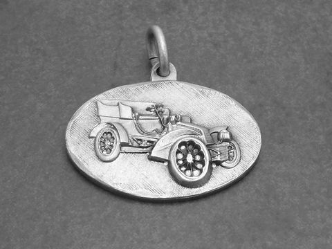 Silber Anhänger - Oldtimer - Auto - Car - Klassiker