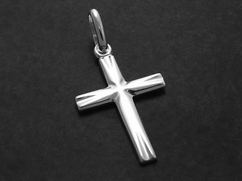 Kreuz Anhänger - Sterling Silber - religiös