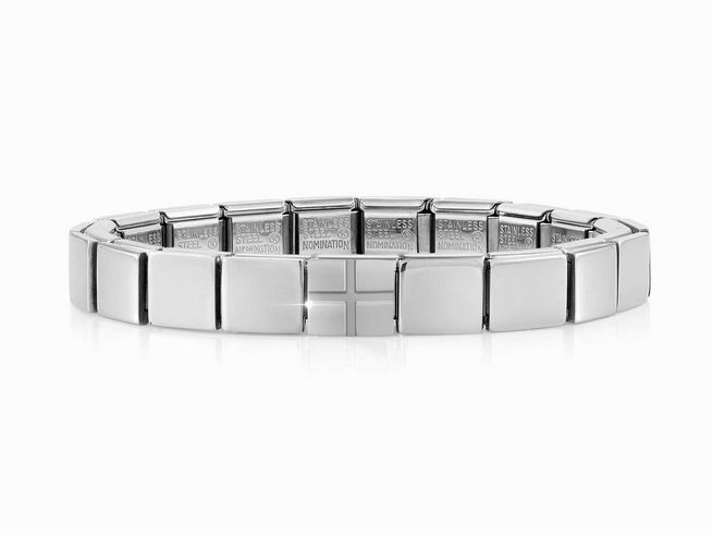 Nomination Classic GLAM Armband Edelstahl Silber - 239101 03 - Large grid