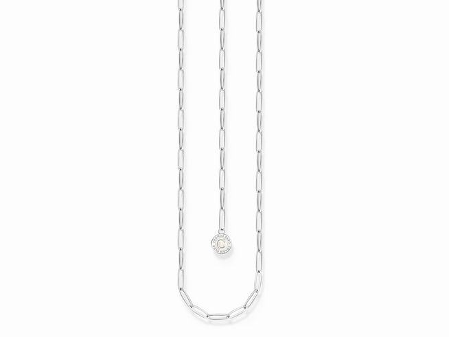 Thomas Sabo X2089-007-21-L45 Kette - Carrier - Silber & Emaille - 45 cm