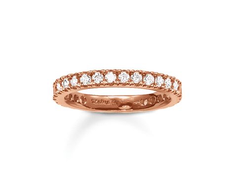 Thomas Sabo - Ring TR1981-416-14-60 Silber - verg. Roségold + Zirkonia - Gr. 60