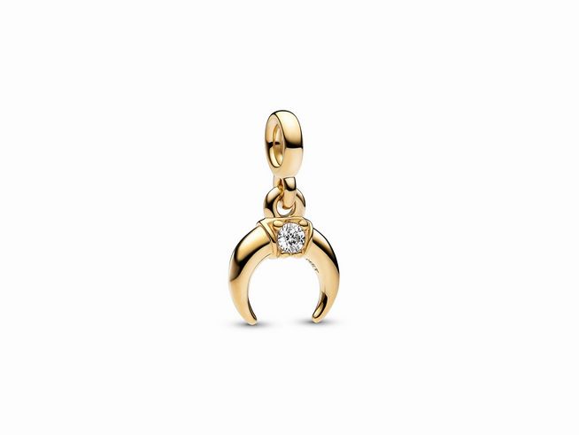 Pandora ME 762692C01 Halbmond Mini-Dangle - Gelbgold Vergoldung