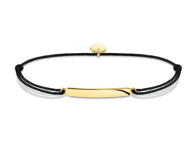 Thomas Sabo Gravur Armband LS130-848-11-L22V Silber verg. Gelbgold - Nylon - 16 - 27 cm