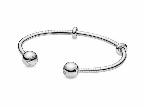 Pandora 598291-1 - Sterling - Sterling Silber offener Armreif- 16 cm