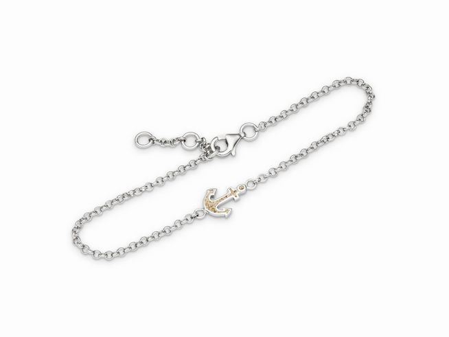 DUR Armband Anker - A1651 - Sterling Silber - 16,5cm, 18cm, 19,5cm