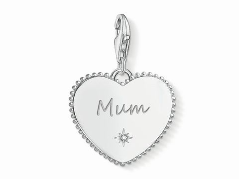 Thomas Sabo 1686-051-21 Charm-Anhänger Herz -Mum-- Silber