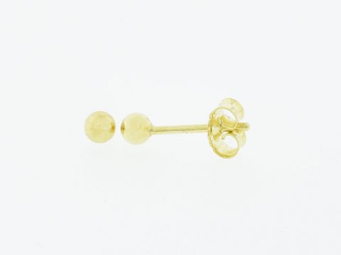 Gold Ohrringe - Kugel - 333 Gold - 3 mm - Stecker